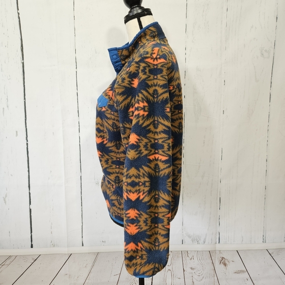 Patagonia Synchilla Snap-T Printed Southwestern Aztec Pullover - Picture 3 of 8